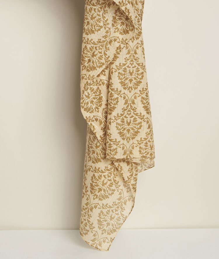 Fugace amber printed scarf amber.