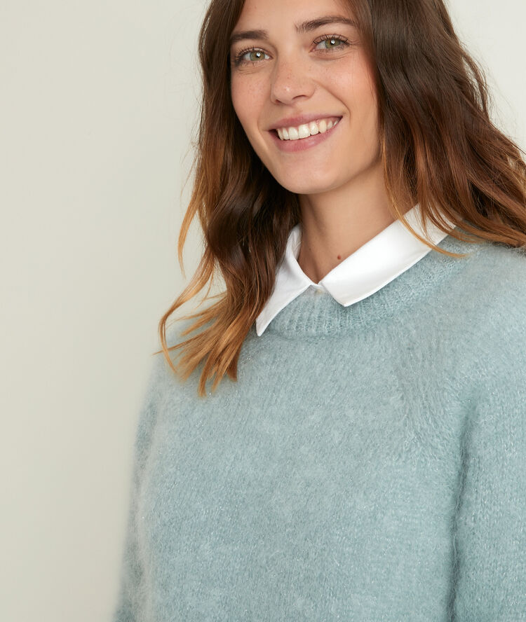 Radieuse mohair blend pullover.
