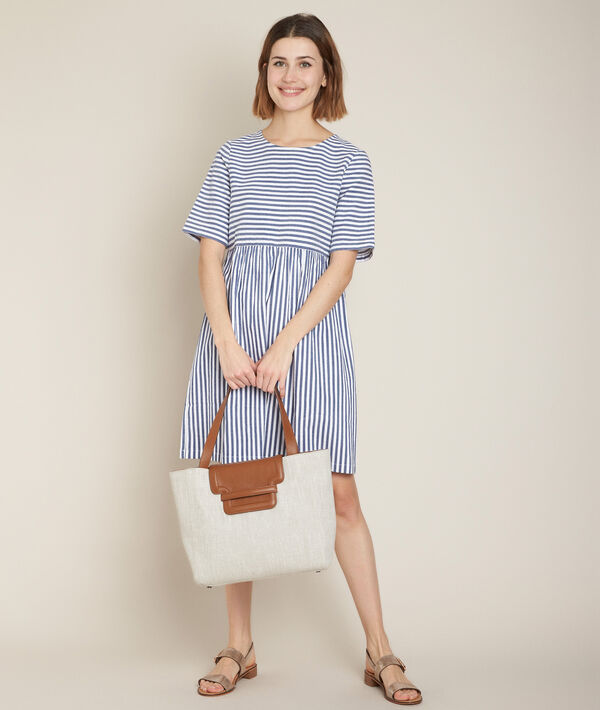 Chaima striped dress | 1-2-3 Chaima striped dress PhotoZ | 1-2-3