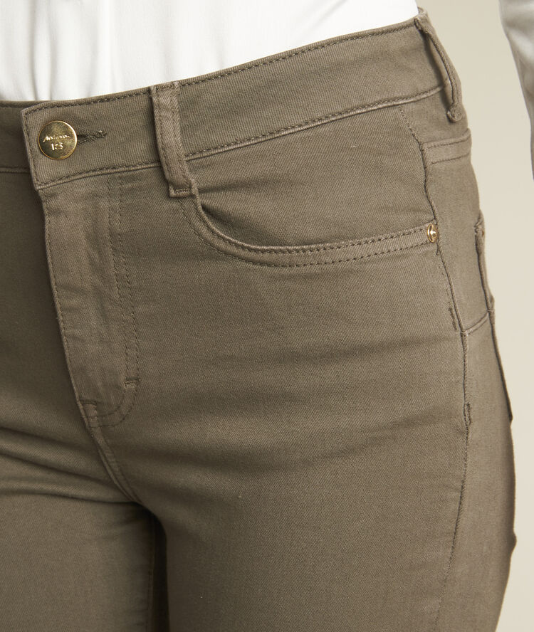 Suzy: our original slim-fit limewash jeans almond.