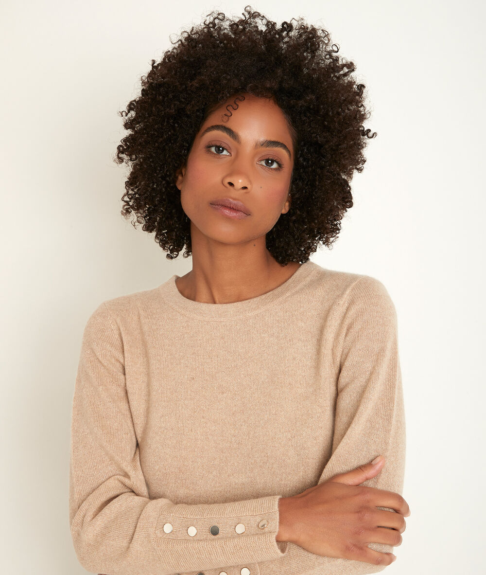 River camel cashmere pullover camel clair.