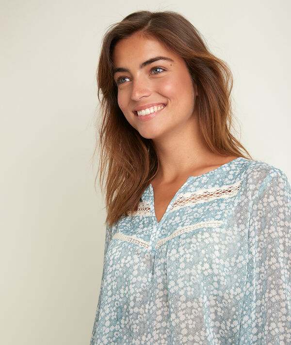 Juan printed blouse | 1-2-3 Juan printed blouse PhotoZ | 1-2-3