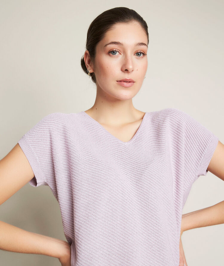 Deria lilac blue pullover storm.