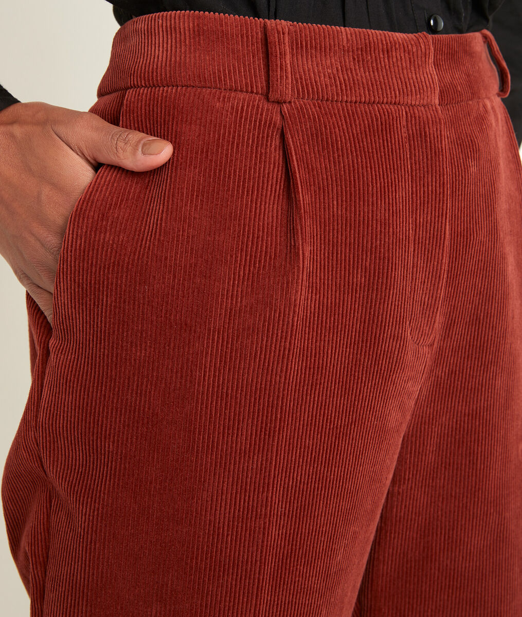 Isaure velvet cigarette trousers | 1-2-3 Isaure velvet cigarette trousers PhotoZ | 1-2-3