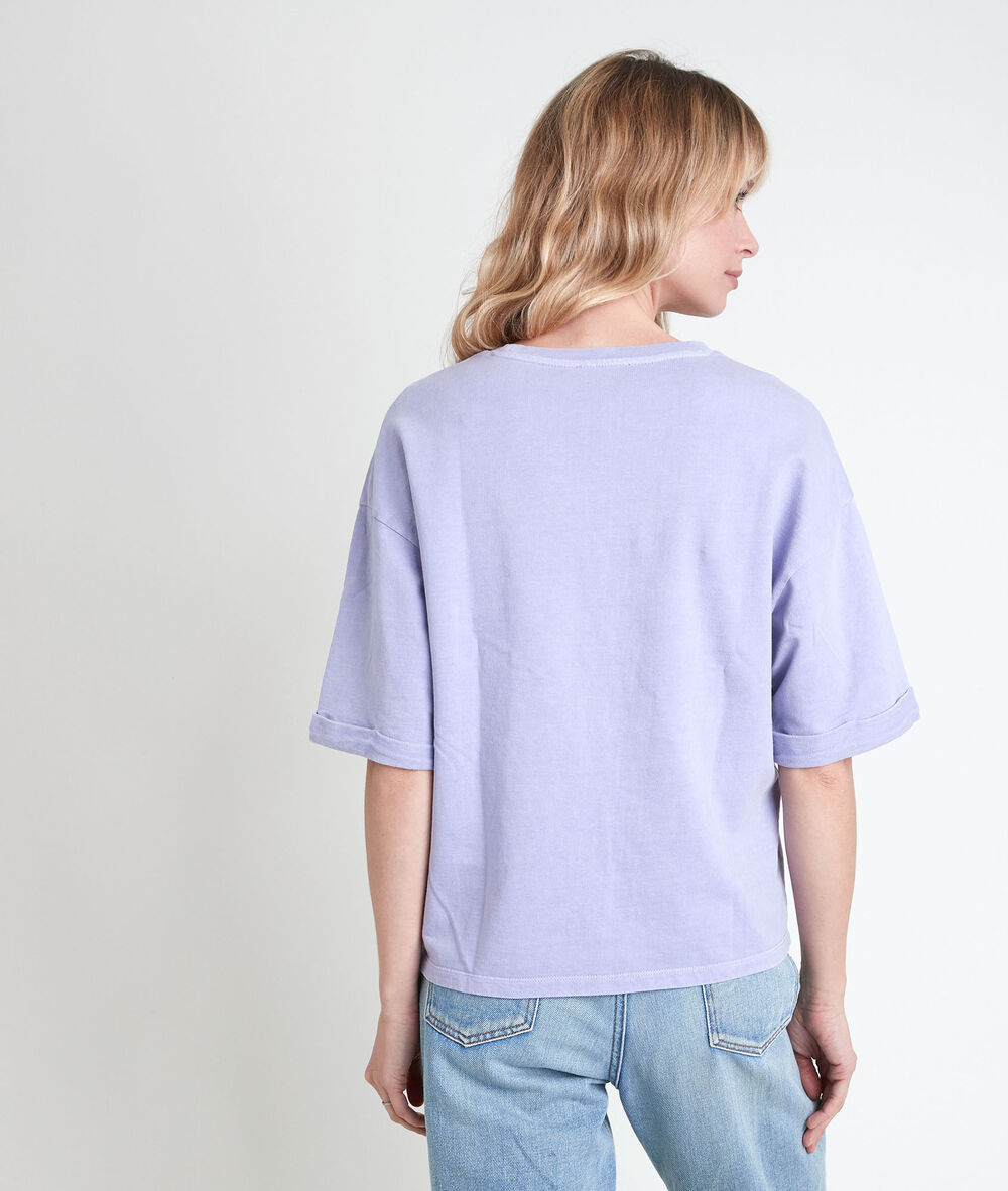Itak mauve slogan t-shirt mauve.