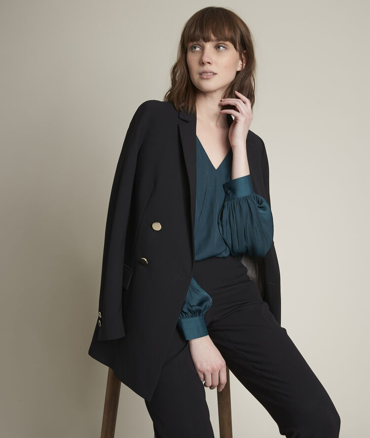 Elvera floaty cypress blouse cypress.