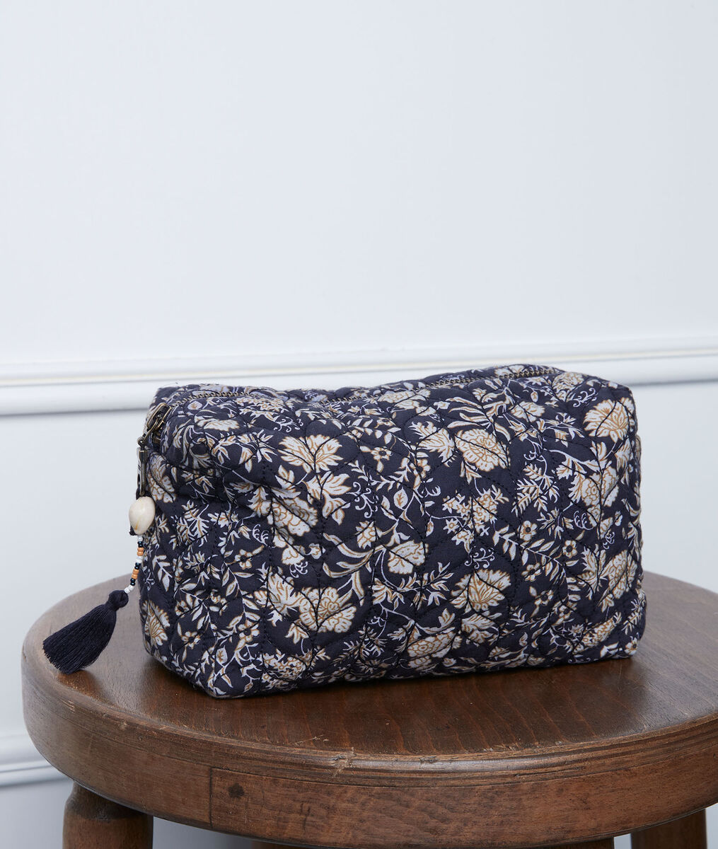 Diane printed navy blue clutch bag | 1-2-3 Diane printed navy blue clutch bag PhotoZ | 1-2-3