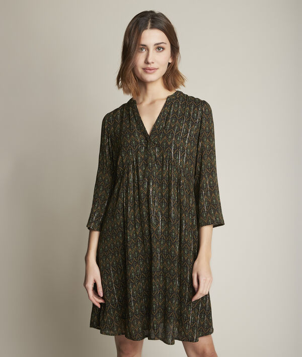 Calypso short printed dress | 1-2-3 Calypso short printed dress PhotoZ | 1-2-3