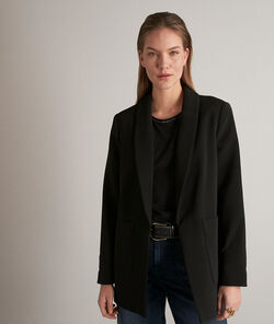 ALIZEE black oversized blazer PhotoZ | 1-2-3