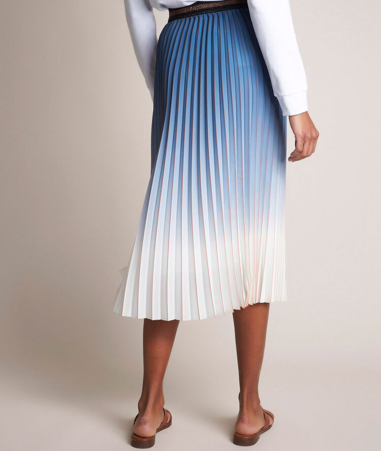 Basile pleated skirt white.