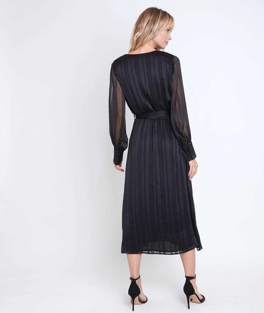 Catherine max wrap dress noir.
