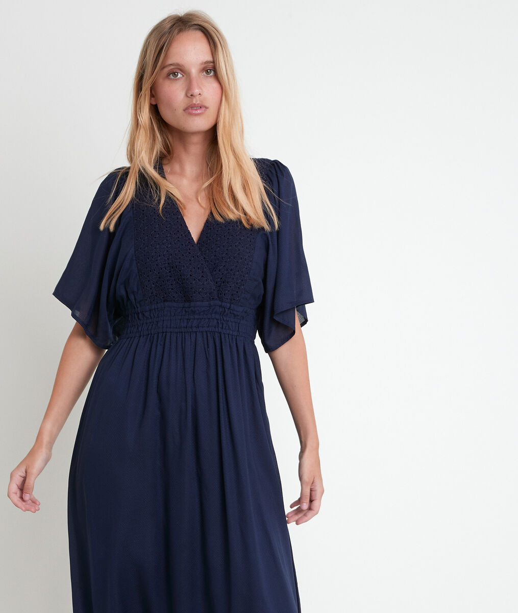 Lauretta blue embroidered dress | 1-2-3 Lauretta blue embroidered dress PhotoZ | 1-2-3