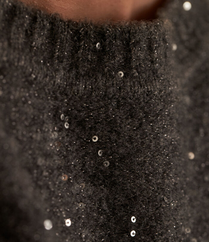 Balsac sparkly charcoal-grey jumper PhotoZ | 1-2-3