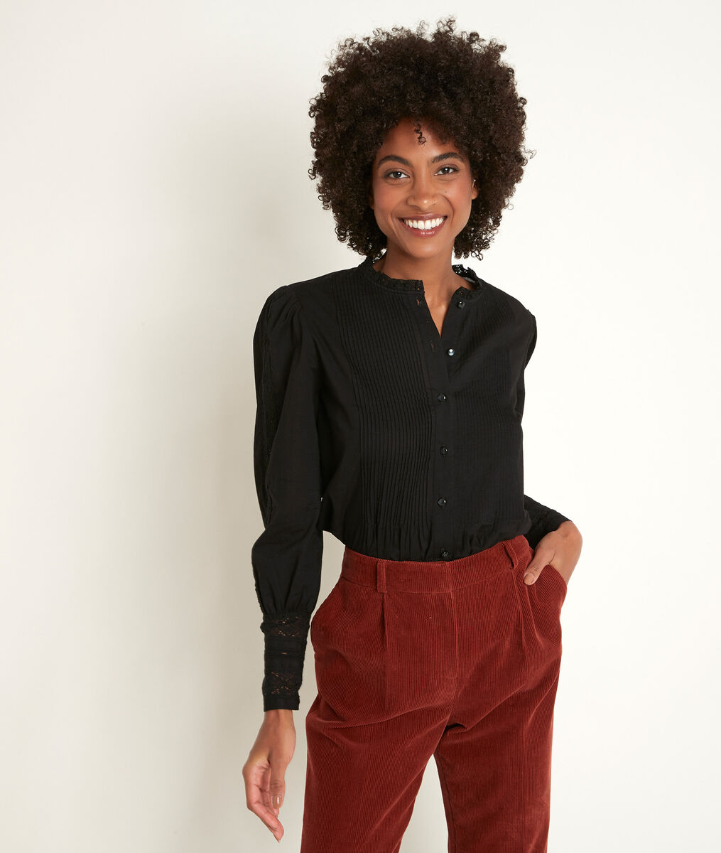 Jena black lace blouse | 1-2-3 Jena black lace blouse PhotoZ | 1-2-3