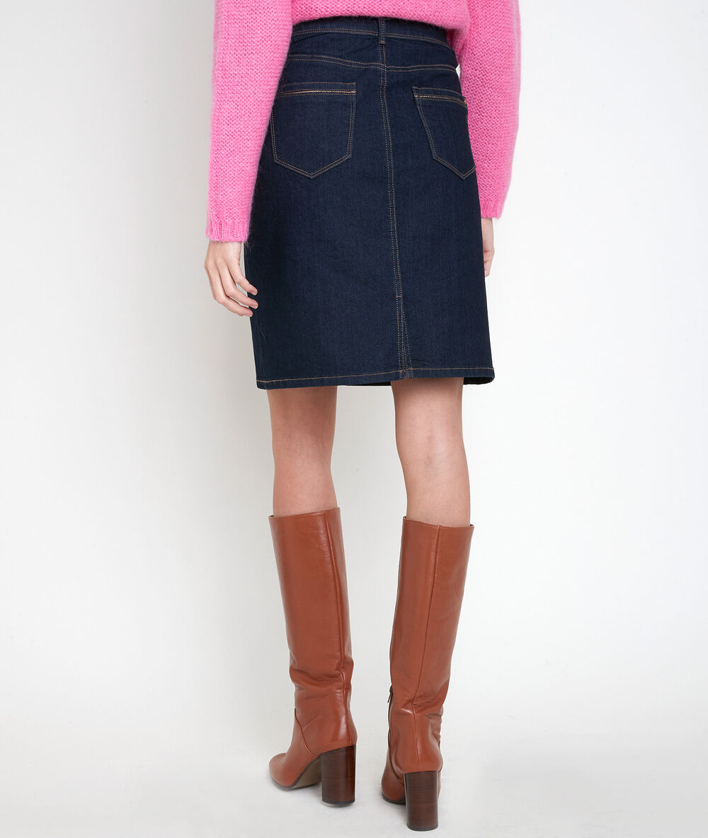 Eryn denim skirt denim brut.