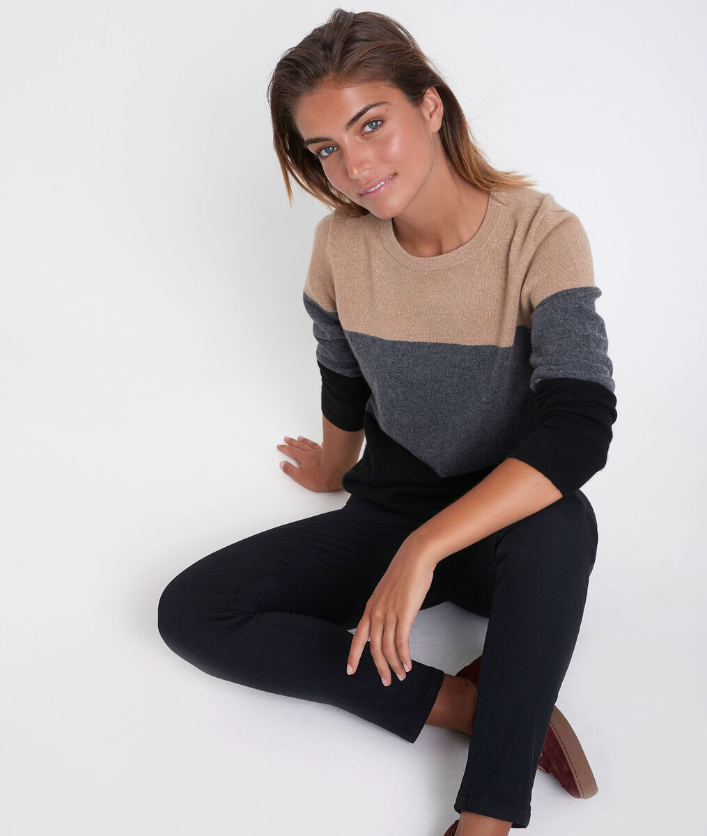 Ramon striped cashmere pullover | 1-2-3 Ramon striped cashmere pullover PhotoZ | 1-2-3