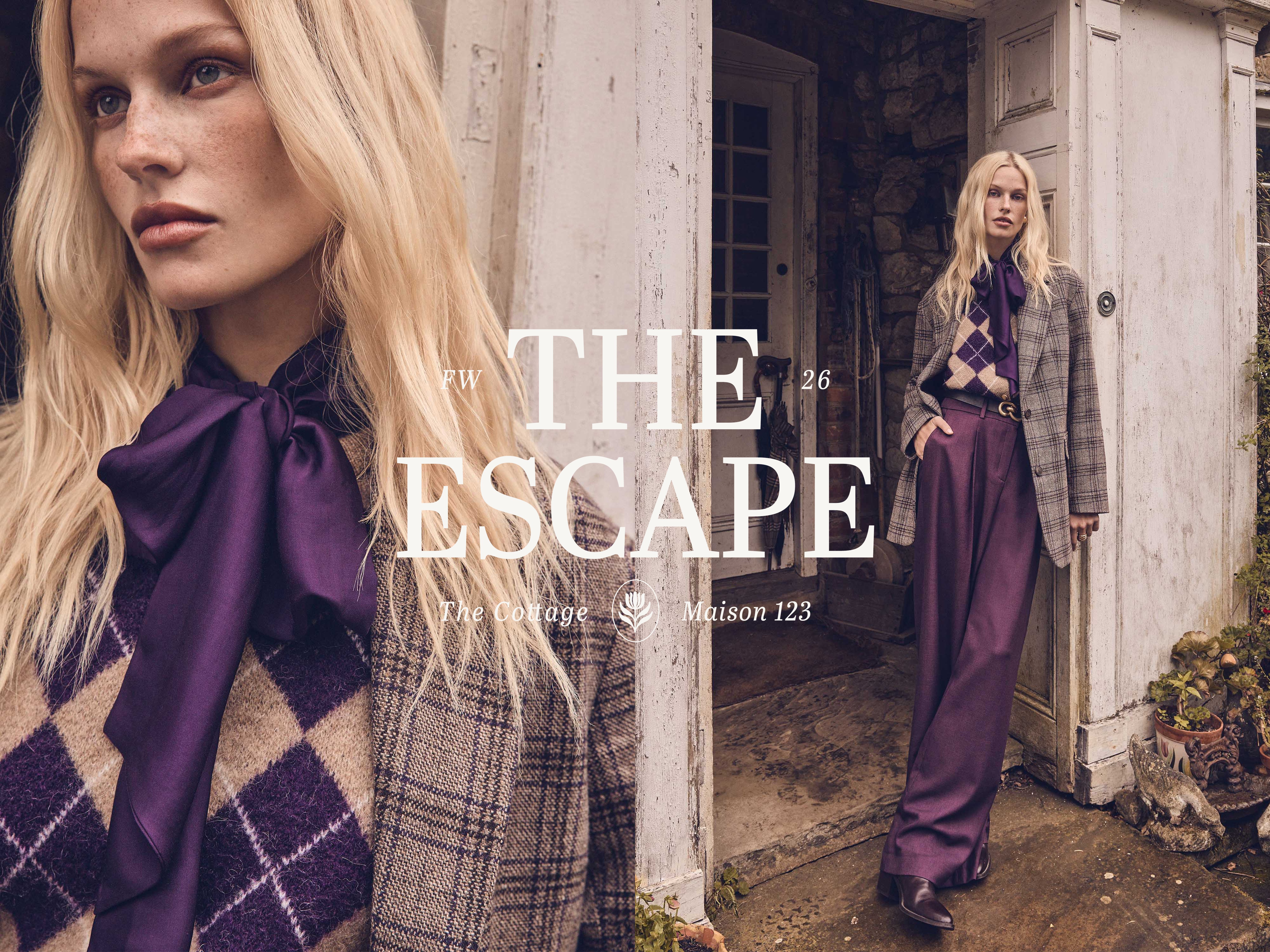The Escape — Fall/Winter 26, The Cottage, Maison 123