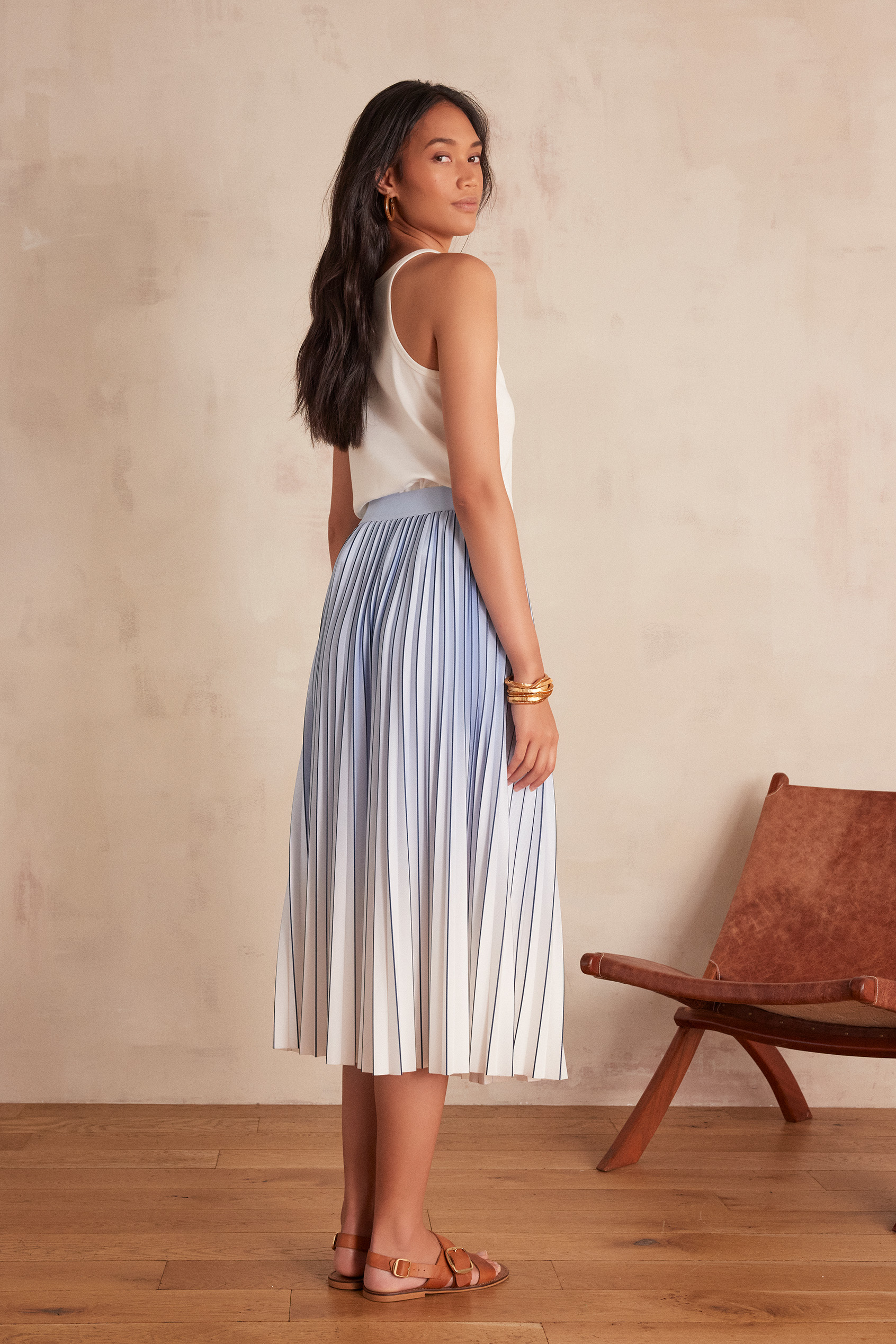 スカート MAISON SPECIAL Pleats Culotte Skirt NVY MAISON SPECIAL(メゾンスペシャル)｜Pleats Culotte Skirt