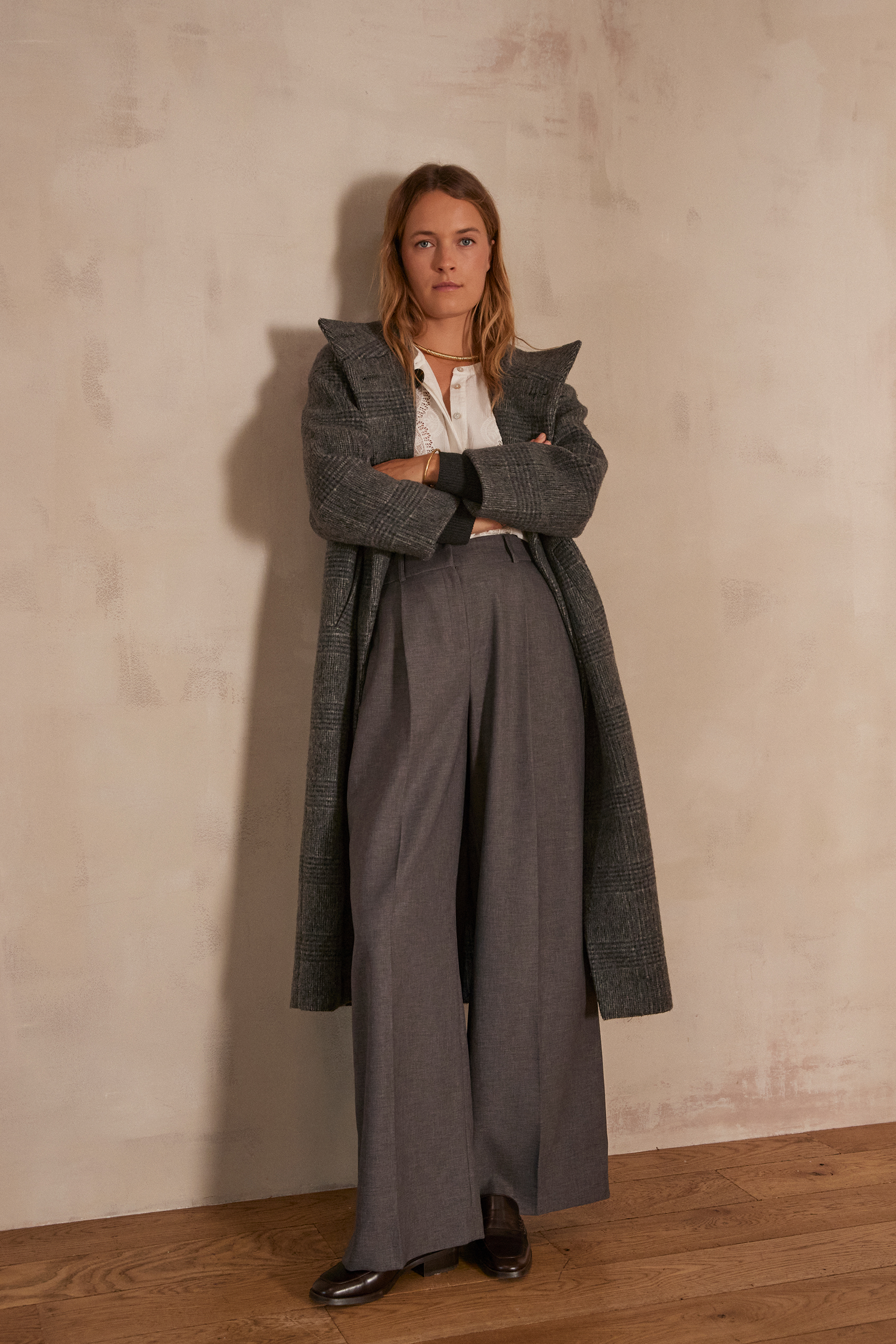 ANGE coat woman | CHARCOAL | Maison 123