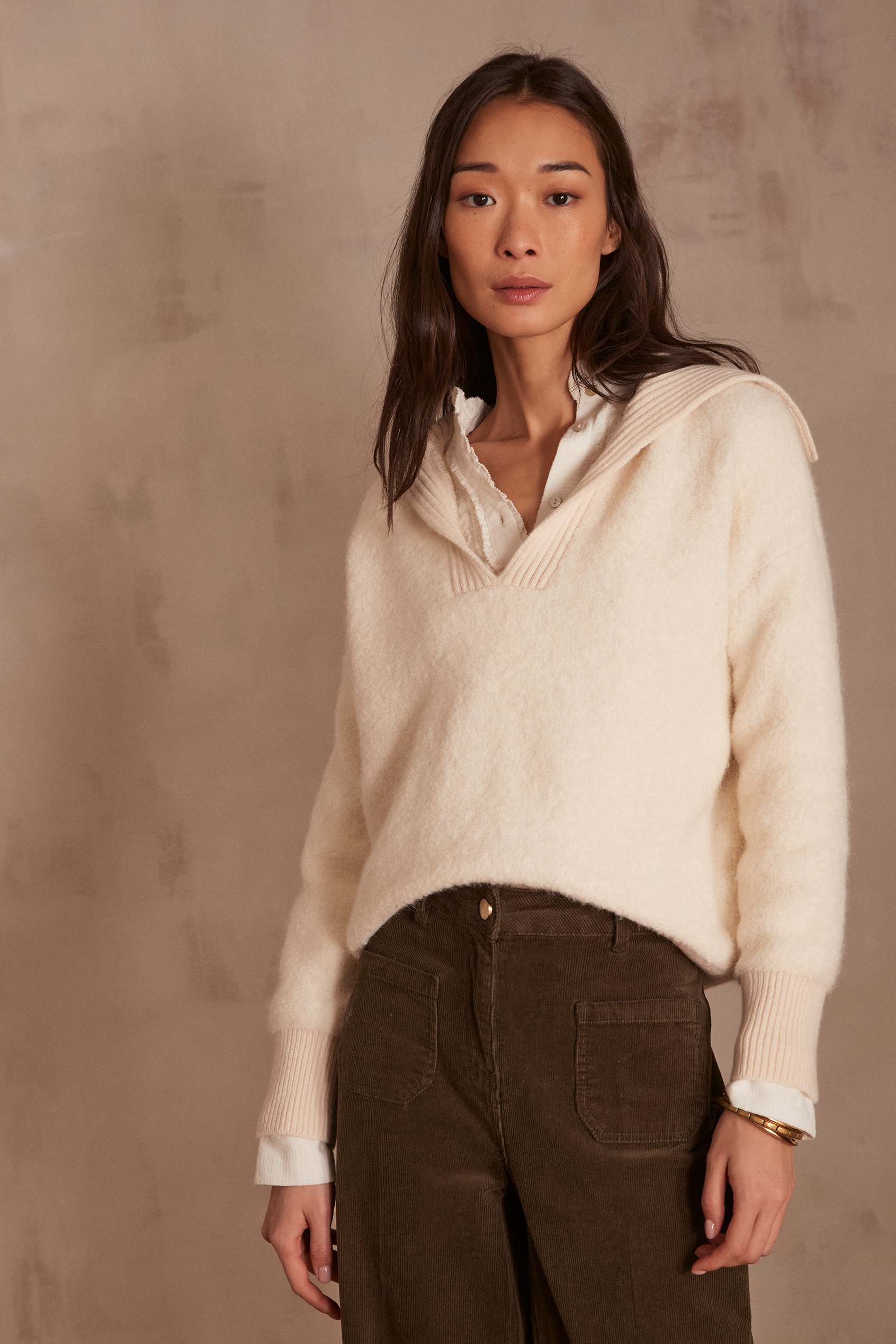 L&#39;Appartement DEUXIEME CLASSE - 【L&#39;Appartement】Gather Blouse ホワイト Blanche Blouse White – LES ATELIER