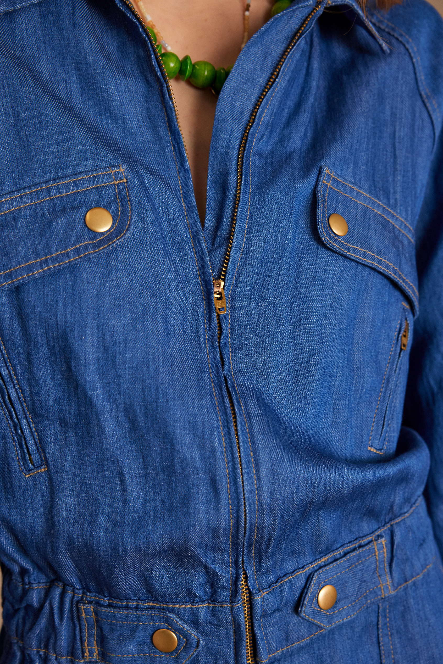 is-ness 1LDK JUMPSUIT 半袖 新品未使用 JUMPSUIT 1LDK[NAVY