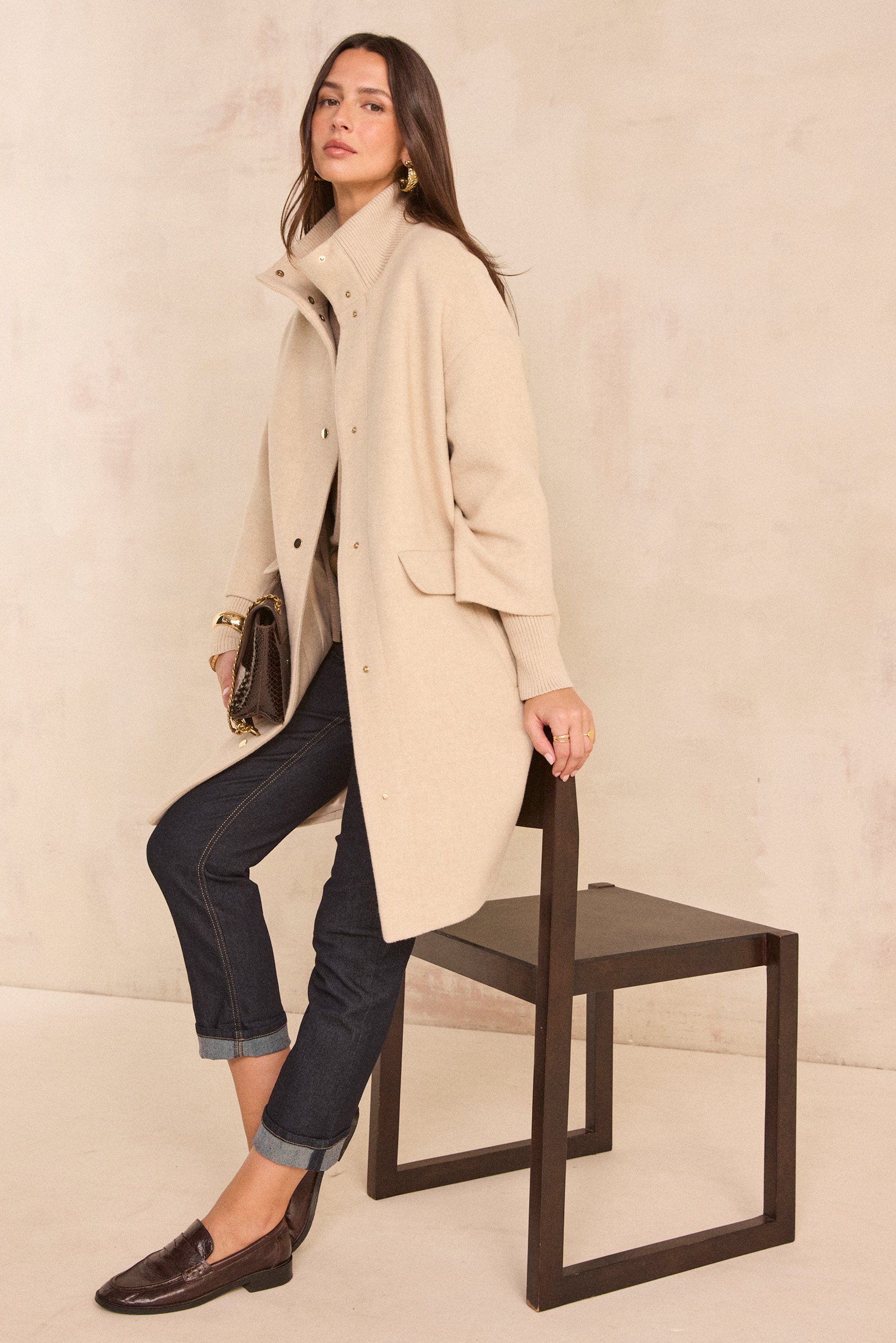 ジャケット・アウター MAISON SPECIAL import fabric wool coat ジャケット・アウター MAISON SPECIAL import fabric wool coat MAISON