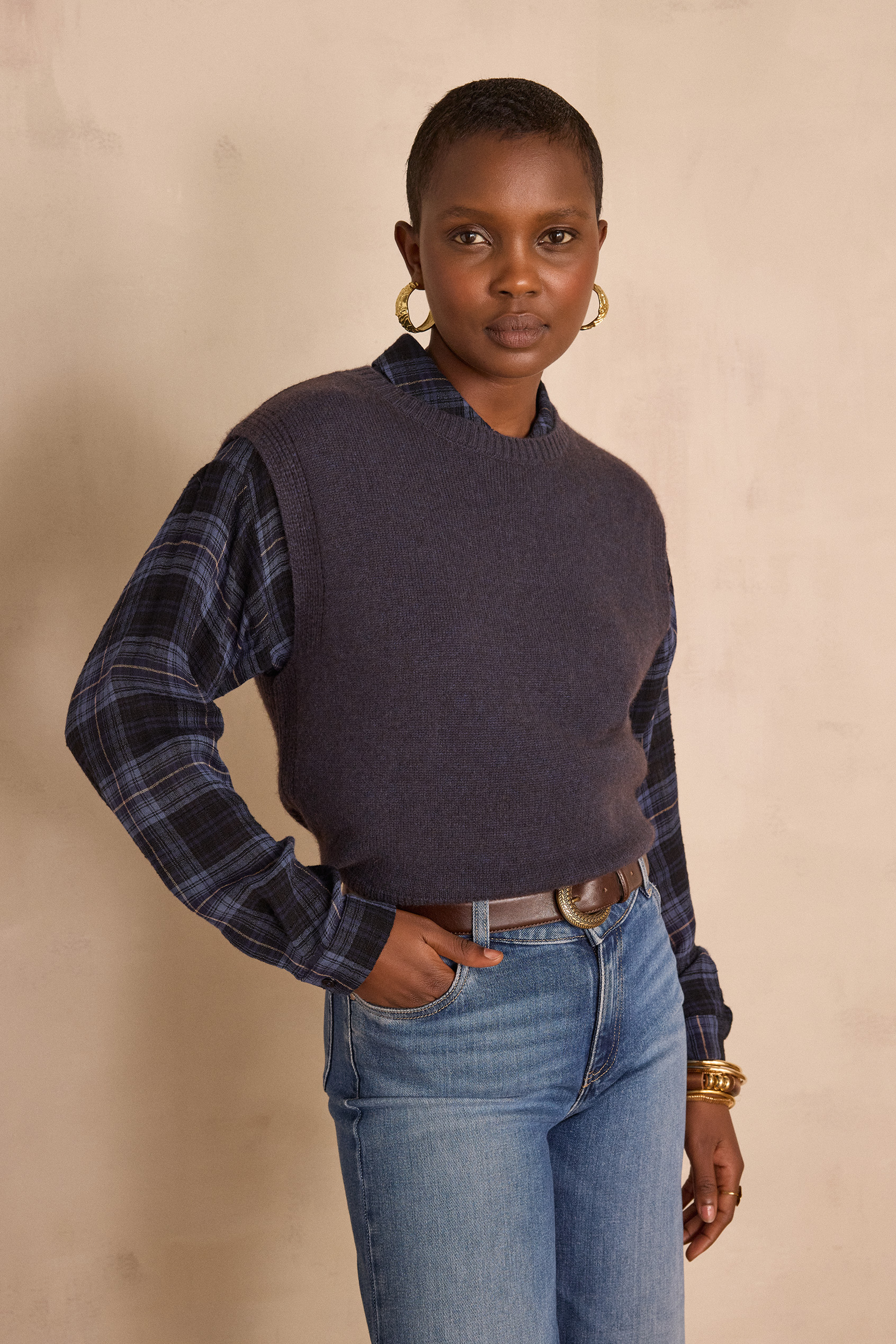 maison 123 BARCLAY sleeveless wool jumper