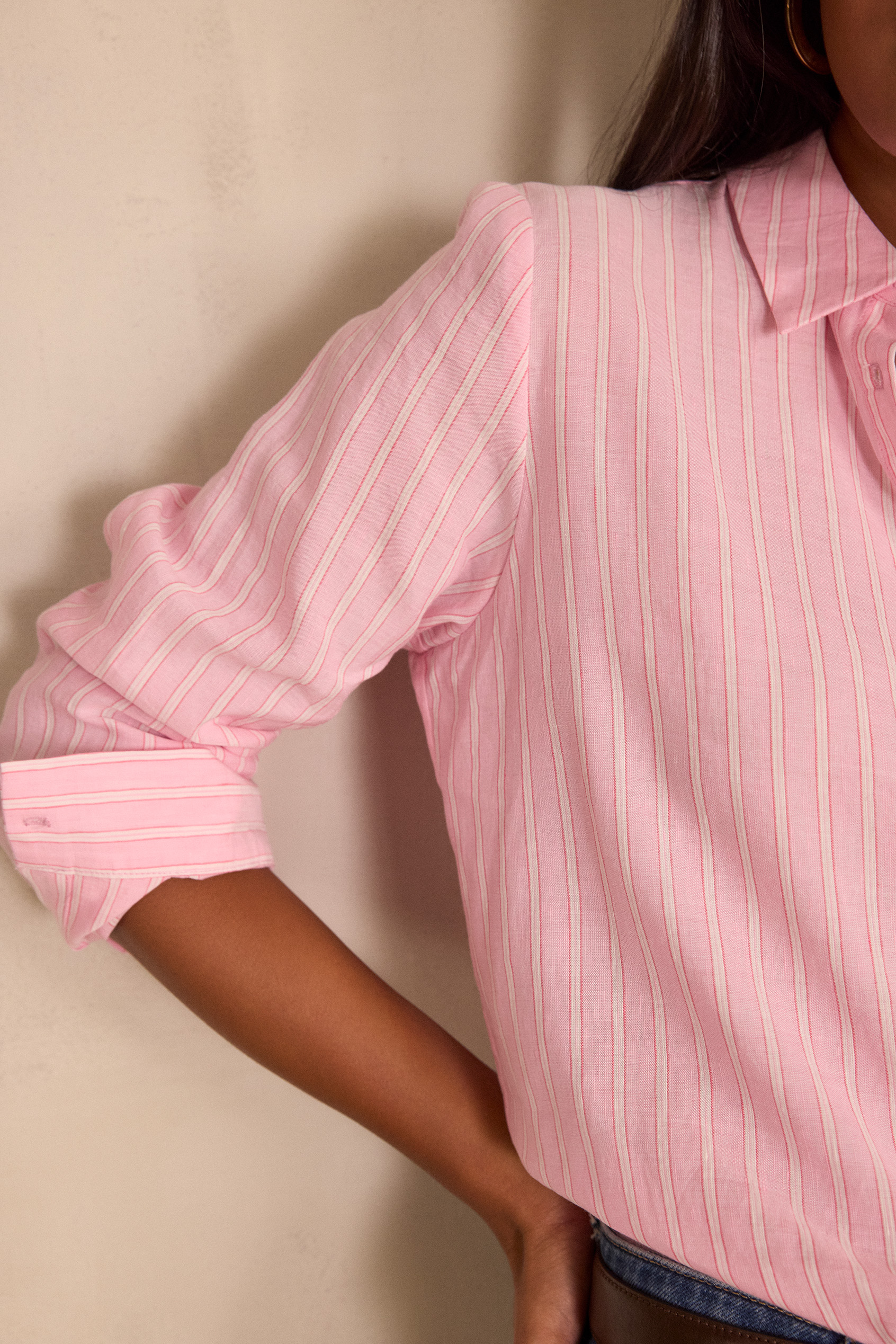 CARLA Linen Shirt woman | PALE PINK | Maison 123