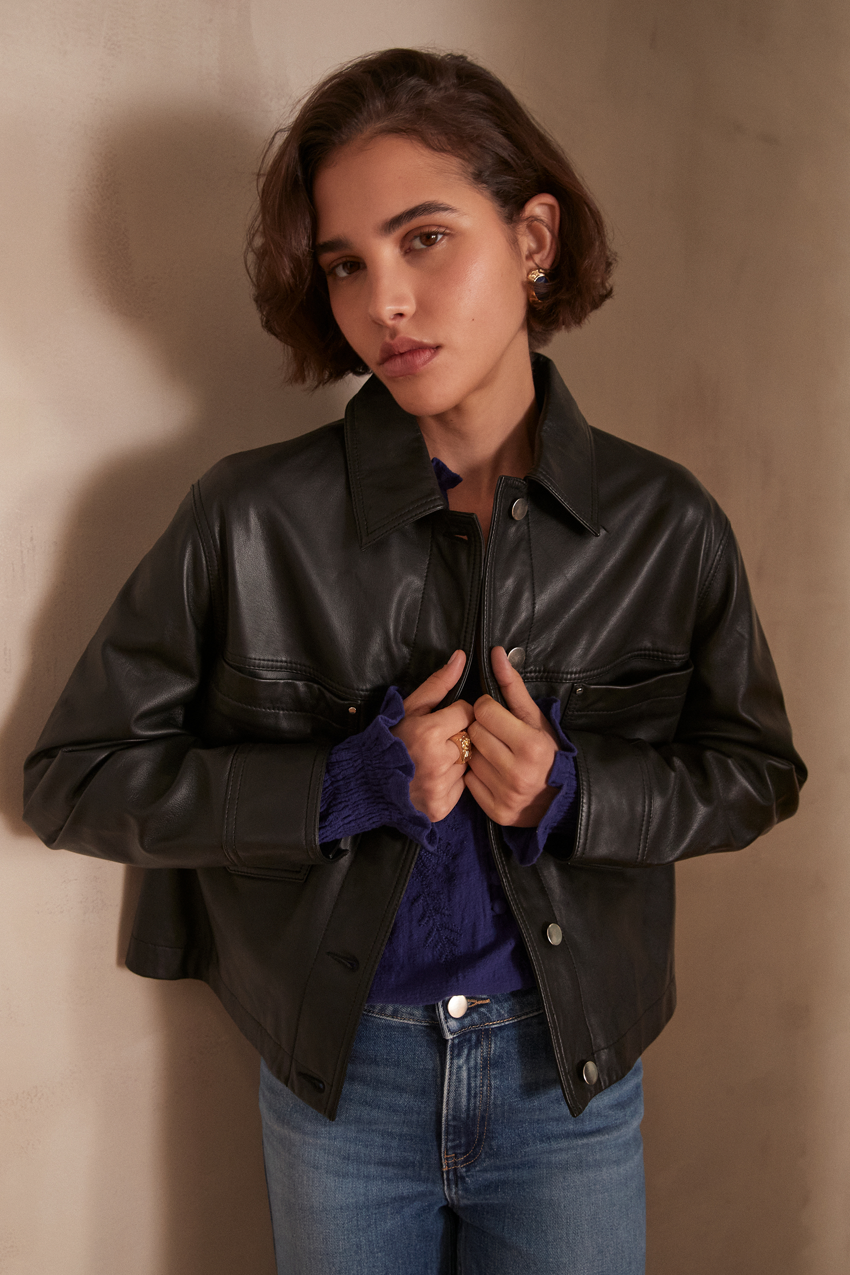 お年玉セール特価】 即納】Lady handsome jacket（White